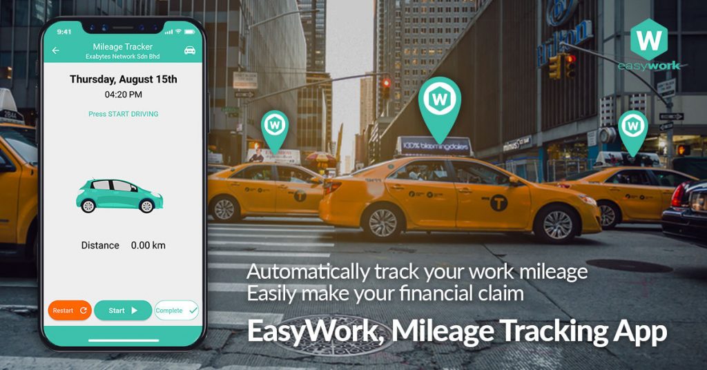 Easywork Mileage Tracking Banner