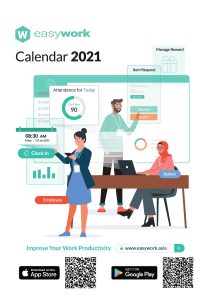 EasyWork Calendar 2021 Cover