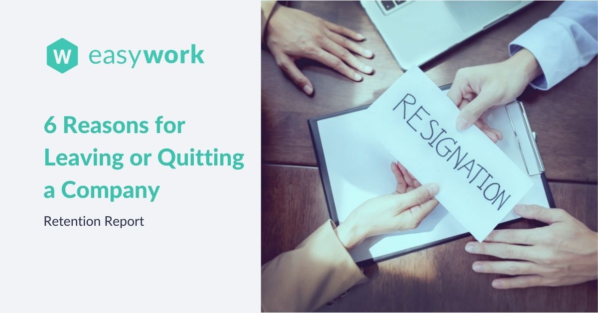 Reasons for Leaving or Quitting a Company